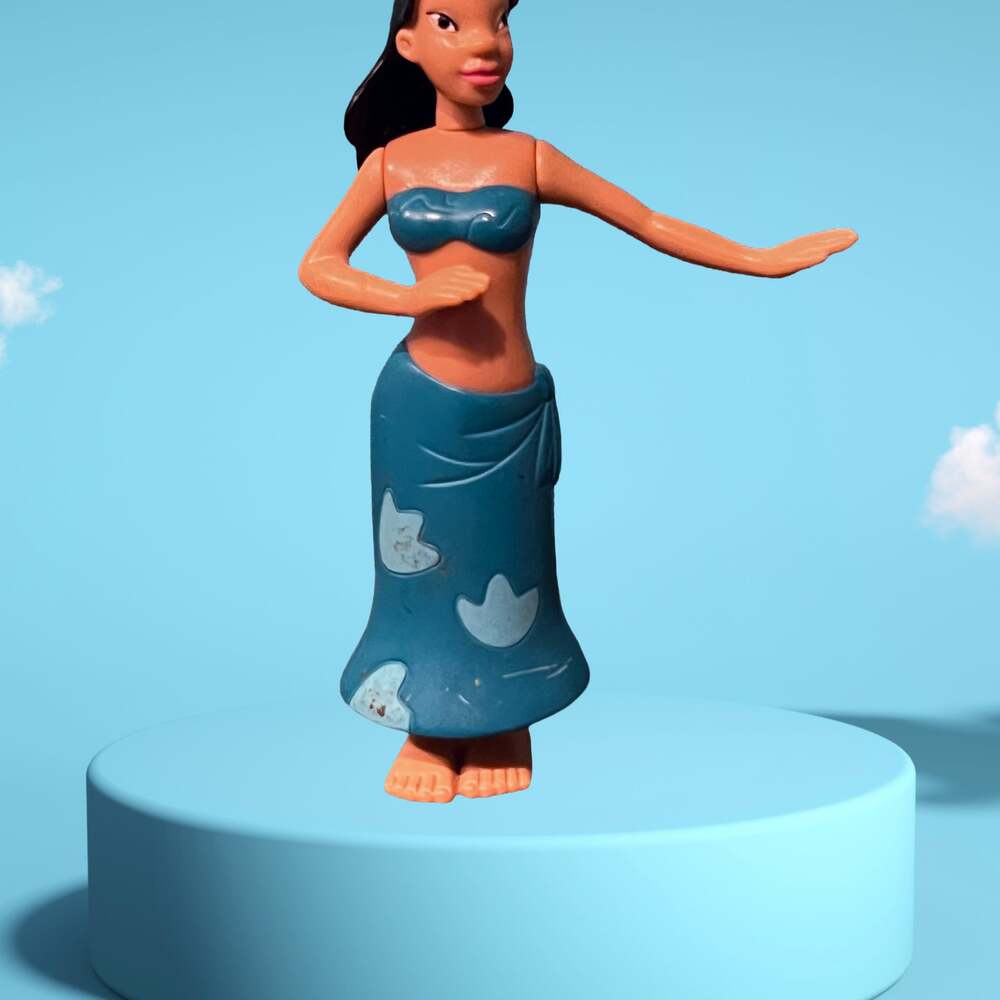 2002 McDonald's Happy Meal Disney Lilo & Stitch Nani Pelekai Hula Bobble Figure